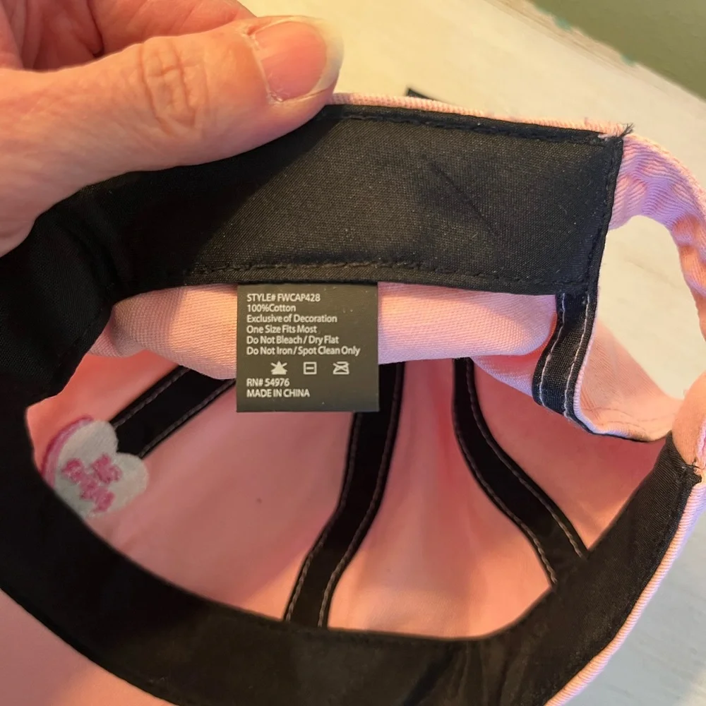 David and Young Pink 'Be Mine' Baseball Cap NWT